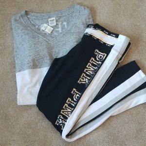 BNWT!!!  Vs pink Bling outfit